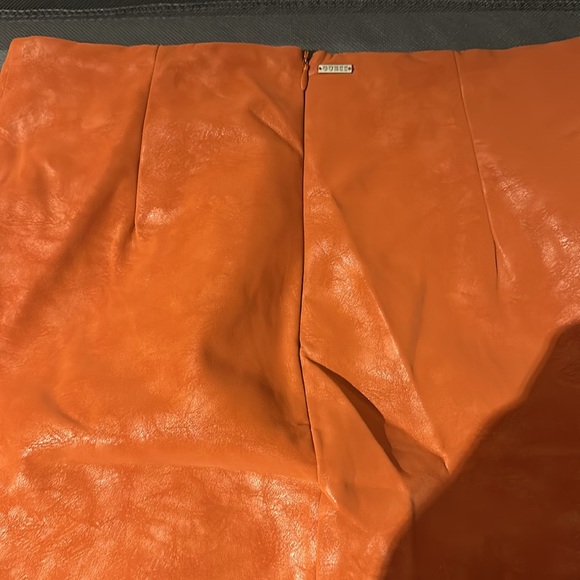 Zara Rust Asymmetrical Skirt - Picture 2 of 5